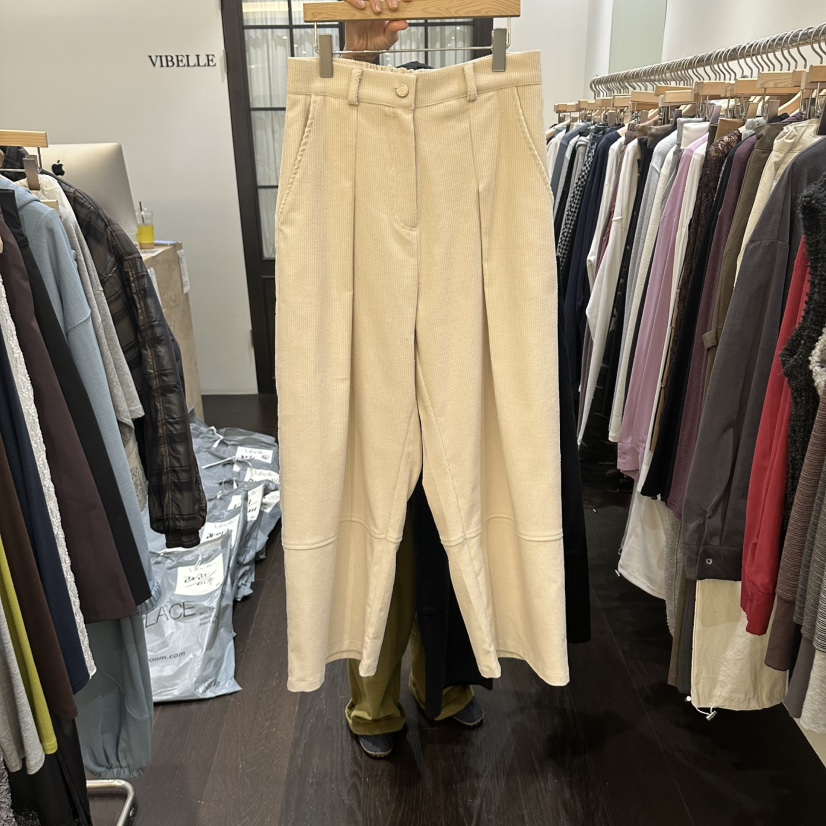VIBELLE東大門代購女士新品休閑人氣時尚真品休閑褲不含腰帶VIBELLE休閑褲圖色2