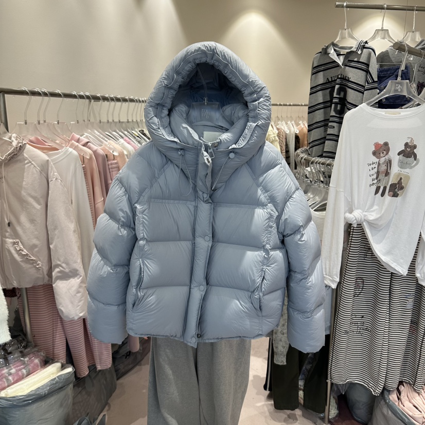 MIMME/LOOKK東大門直郵女裝新品熱賣推薦短款羽絨服兜帽MIMME/LOOKK短款羽絨服圖色2