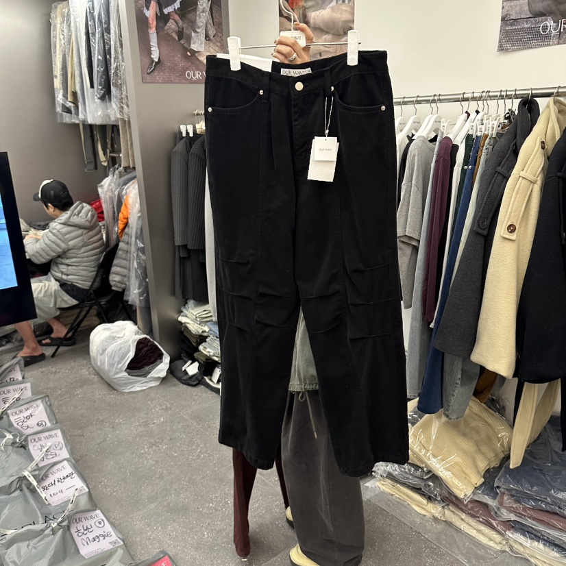 OURWAVE/OUR ROOM東大門實拍女裝新品熱賣時尚休閑褲鏤空OURWAVE/OUR ROOM休閑褲圖色2