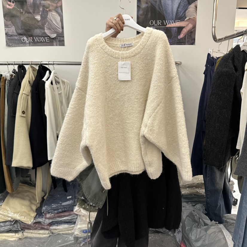OURWAVE/OUR ROOM韓國代購女士新品真品時尚推薦休閑毛衣OURWAVE/OUR ROOM毛衣圖色1