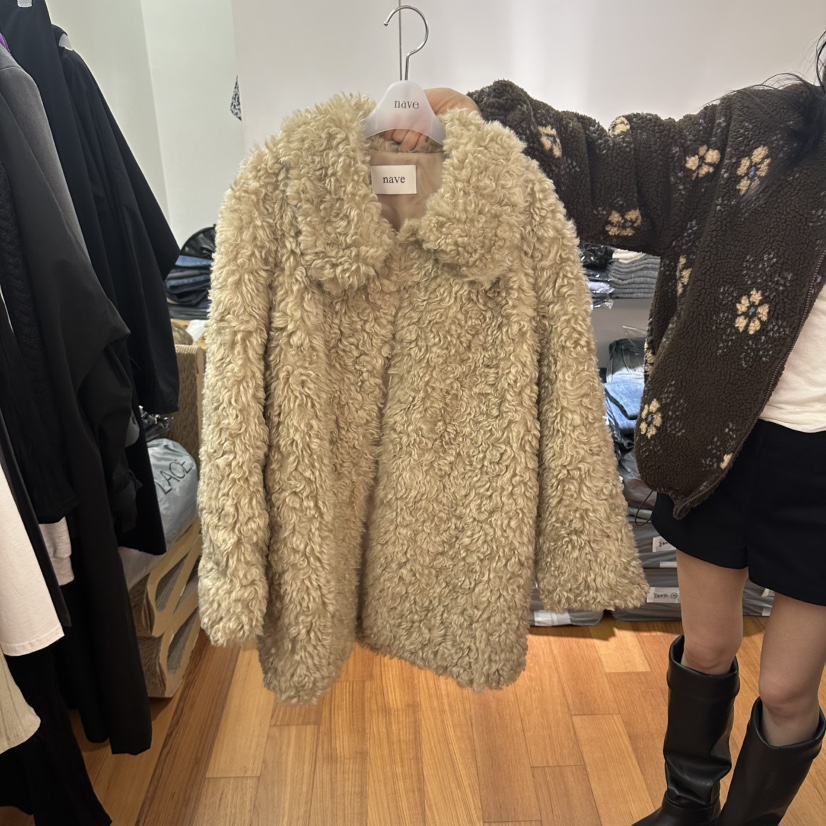 NAVE東大門直郵女裝新品熱賣推薦時尚真品人氣休閑短款大衣nave短款大衣圖色2