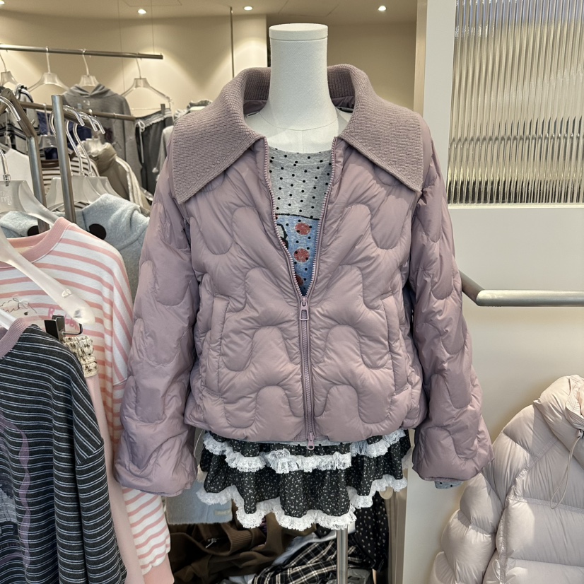 MIMME/LOOKK東大門實拍女裝新品真品人氣推薦短款棉服鴨絨MIMME/LOOKK短款棉服圖色1