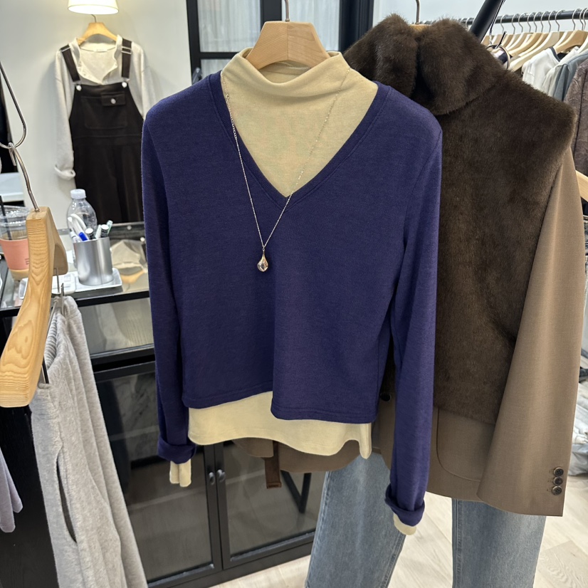 NOTTINGHAM/AVECNOUS/MODEST東大門實拍女裝新品推薦針織衫不含內搭MODEST/NOTTINGHAM針織衫圖色3