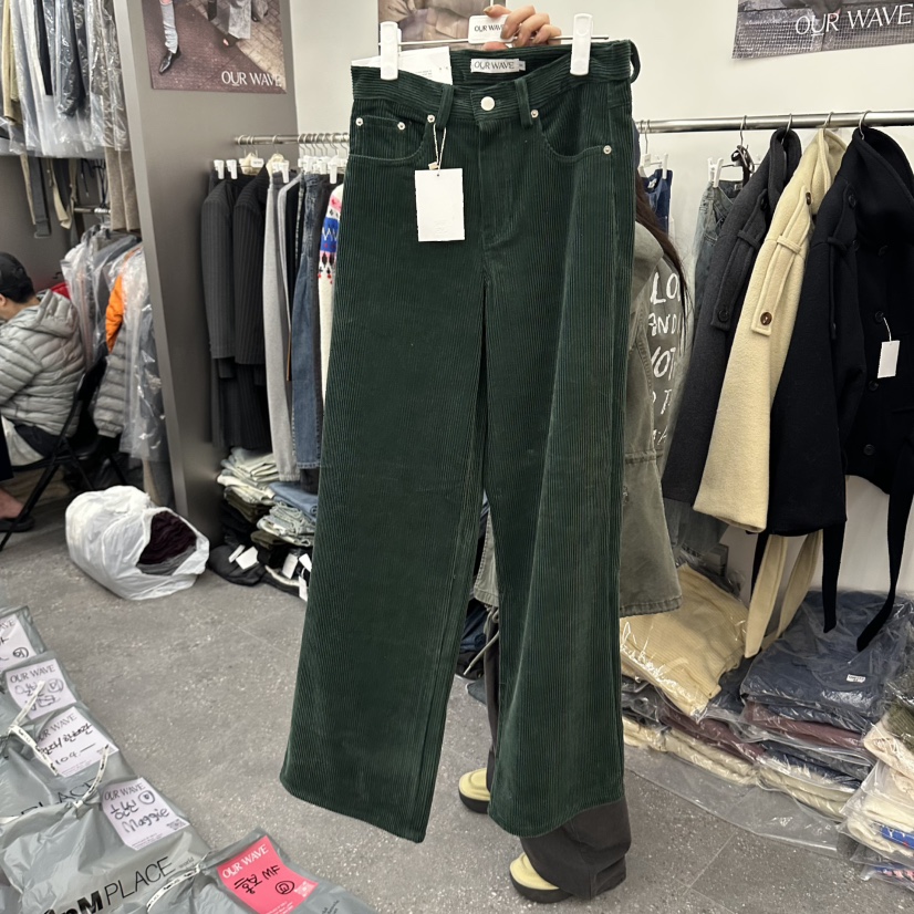 OURWAVE/OUR ROOM韓國直郵女士新品推薦人氣休閑褲燈芯絨OURWAVE/OUR ROOM休閑褲圖色2
