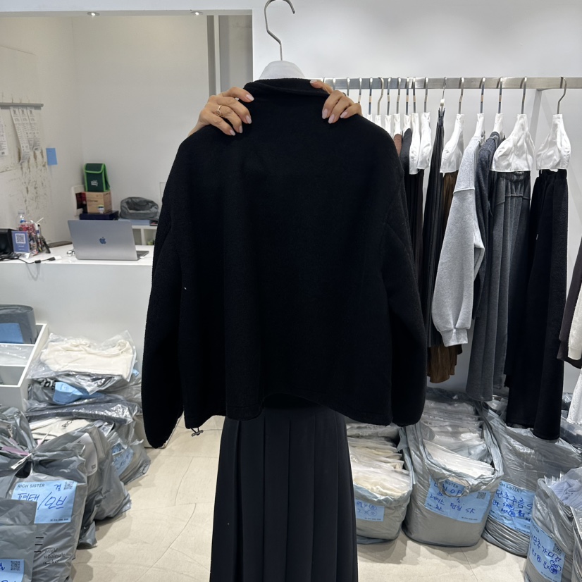 RICH SISTER東大門代購女裝新款真品推薦人氣休閑衛衣抓絨RICH SISTER衛衣