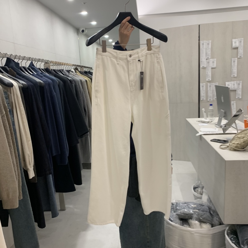ETTER-B東大門直郵女裝新品休閑推薦真品人氣時尚休閑褲ETTER-B休閑褲圖色1白