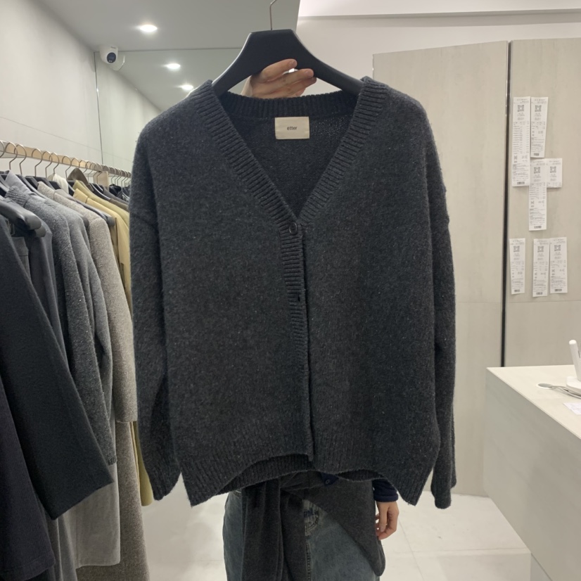 ETTER-B東大門直郵女裝新品休閑推薦時尚人氣熱賣真品開衫ETTER-B開衫圖色2深灰