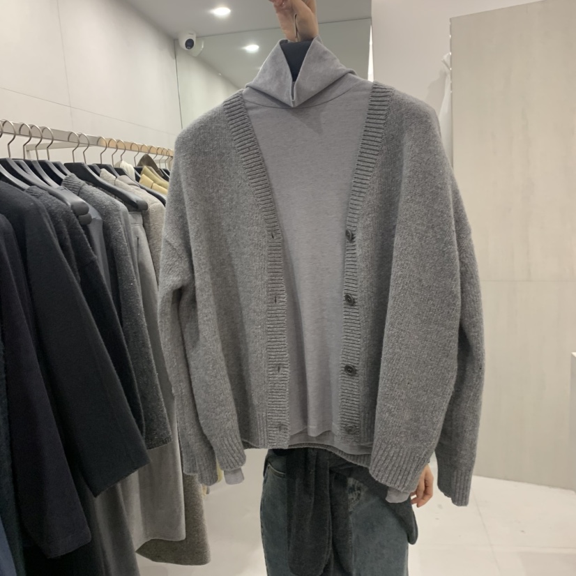 ETTER-B東大門直郵女裝新品休閑推薦時尚人氣熱賣真品開衫ETTER-B開衫圖色3淺灰