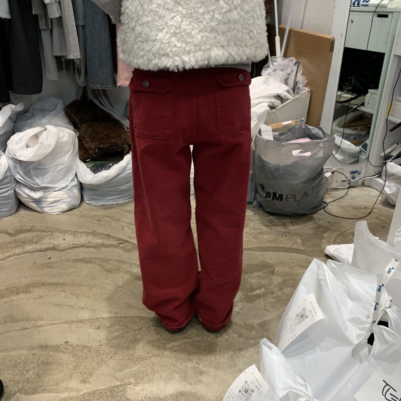 ALMOND PEPE東大門實拍女士新款熱賣人氣休閑褲加絨磨毛ALMOND PEPE休閑褲
