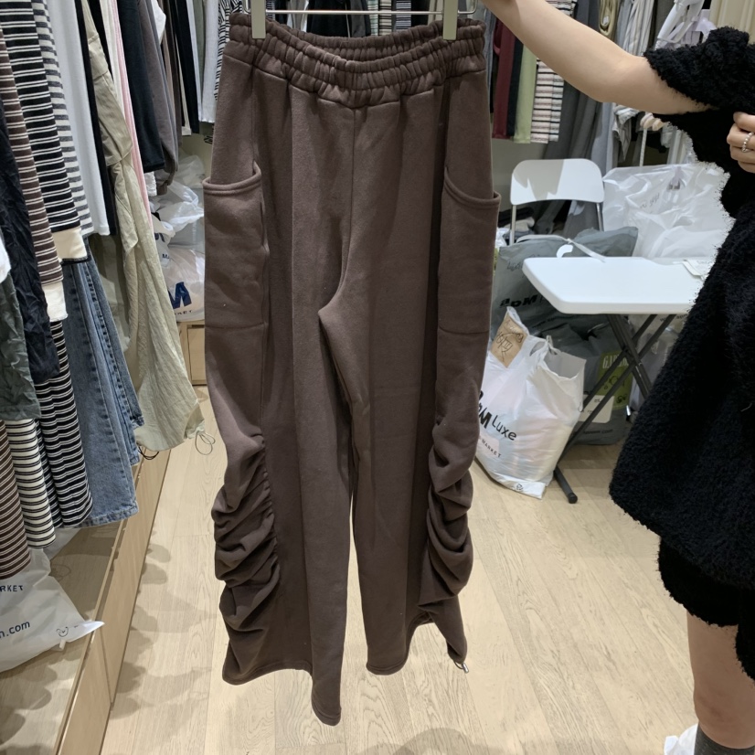MONROE東大門代購女裝新品真品時尚熱賣推薦人氣休閑褲加絨MONROE休閑褲圖色2