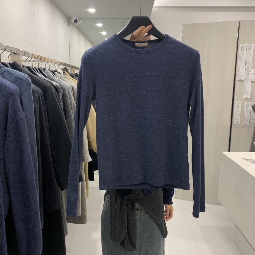 ETTER-B東大門直郵女裝新款時尚推薦休閑人氣熱賣長袖T恤ETTER-B長袖T恤圖色2深藍