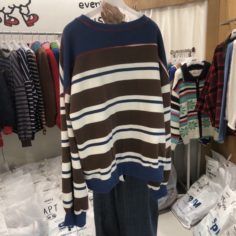 VENTI韓國代購女士新款休閑人氣熱賣推薦時尚衛衣加絨抓絨VENTI衛衣