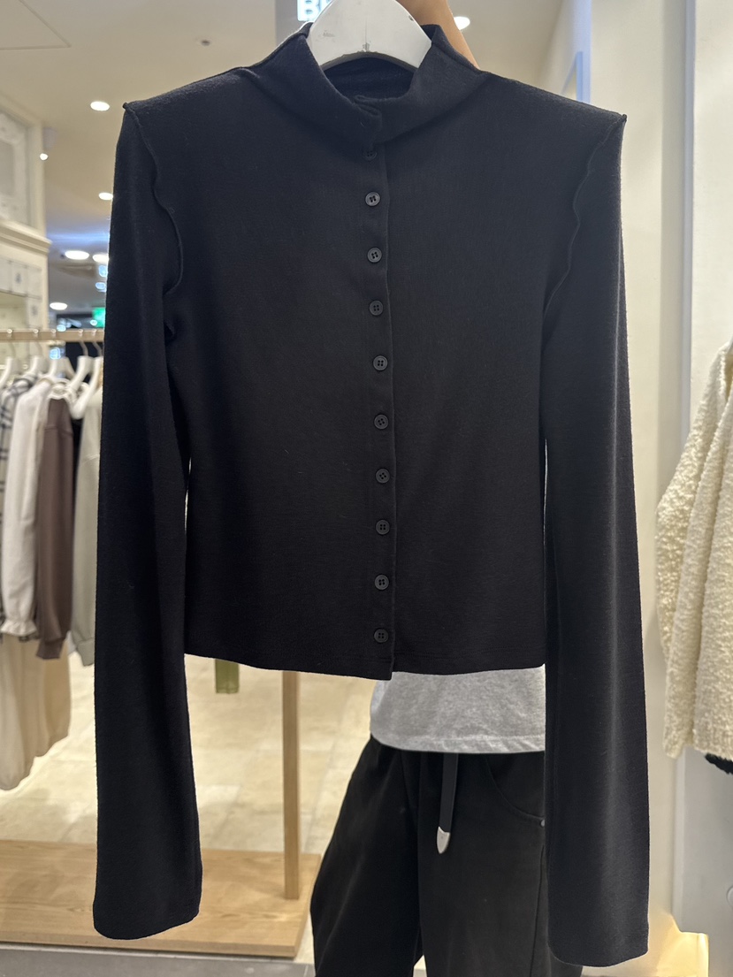 BELITA-L東大門實拍女士新品熱賣時尚推薦長袖T恤高領開衫BELITA長袖T恤圖色3