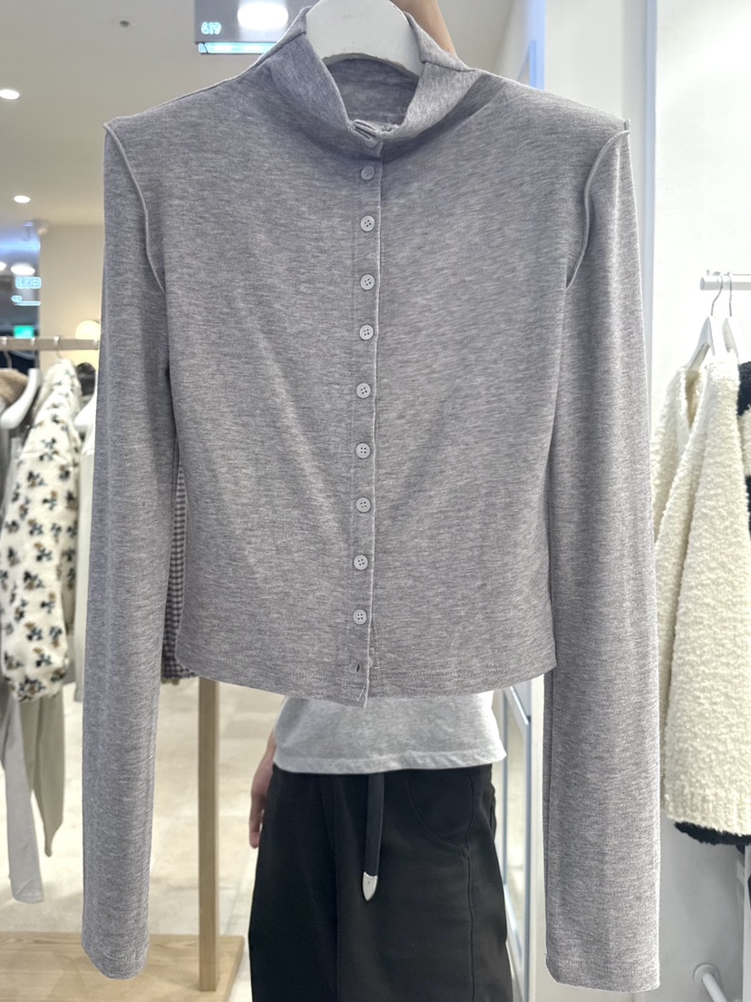 BELITA-L東大門實拍女士新品熱賣時尚推薦長袖T恤高領開衫BELITA長袖T恤圖色6