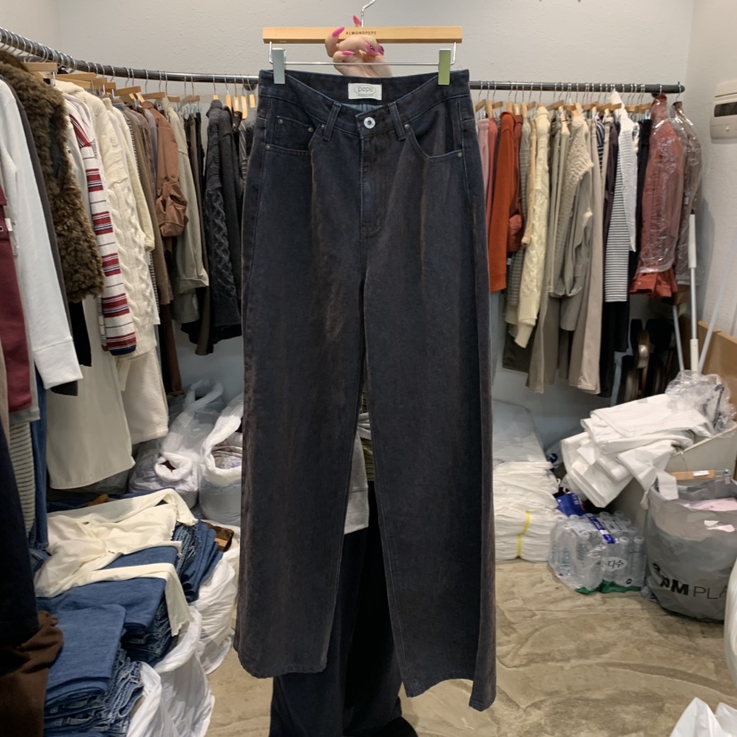 ALMOND PEPE韓國代購女裝新品休閑真品熱賣休閑褲不含腰帶ALMOND PEPE休閑褲圖色1