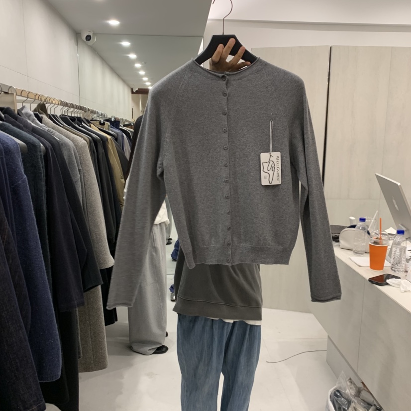 ETTER-B韓國代購女士新品人氣熱賣休閑推薦時尚真品開衫ETTER-B開衫圖色2灰