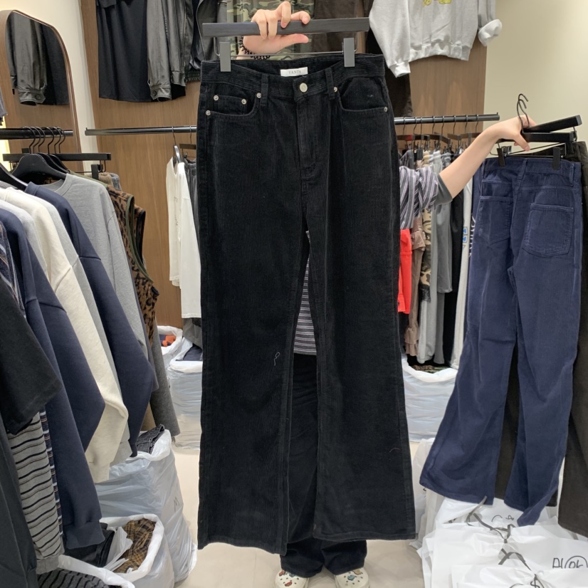 VANTA東大門實拍女裝新品休閑熱賣時尚推薦真品休閑褲燈芯絨VANTA休閑褲圖色3