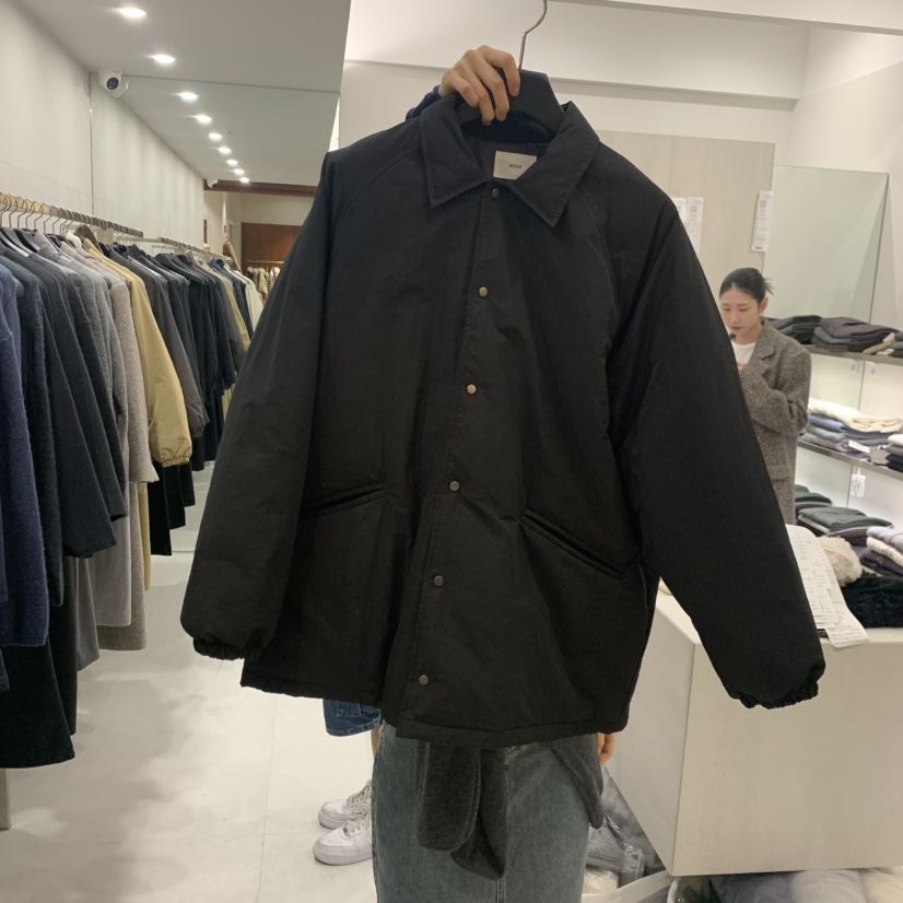 ETTER-B韓國代購女裝新品休閑真品熱賣時尚短款羽絨服鴨絨ETTER-B短款羽絨服圖色4黑