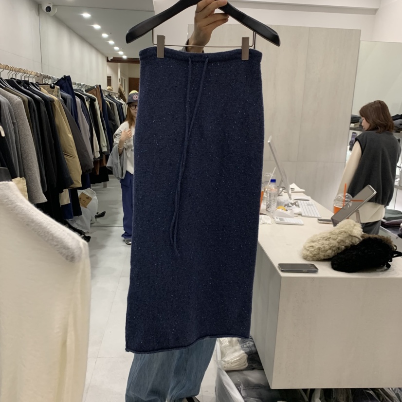 ETTER-B韓國直郵女士新款真品熱賣時尚人氣推薦休閑長裙ETTER-B長裙圖色3深藍
