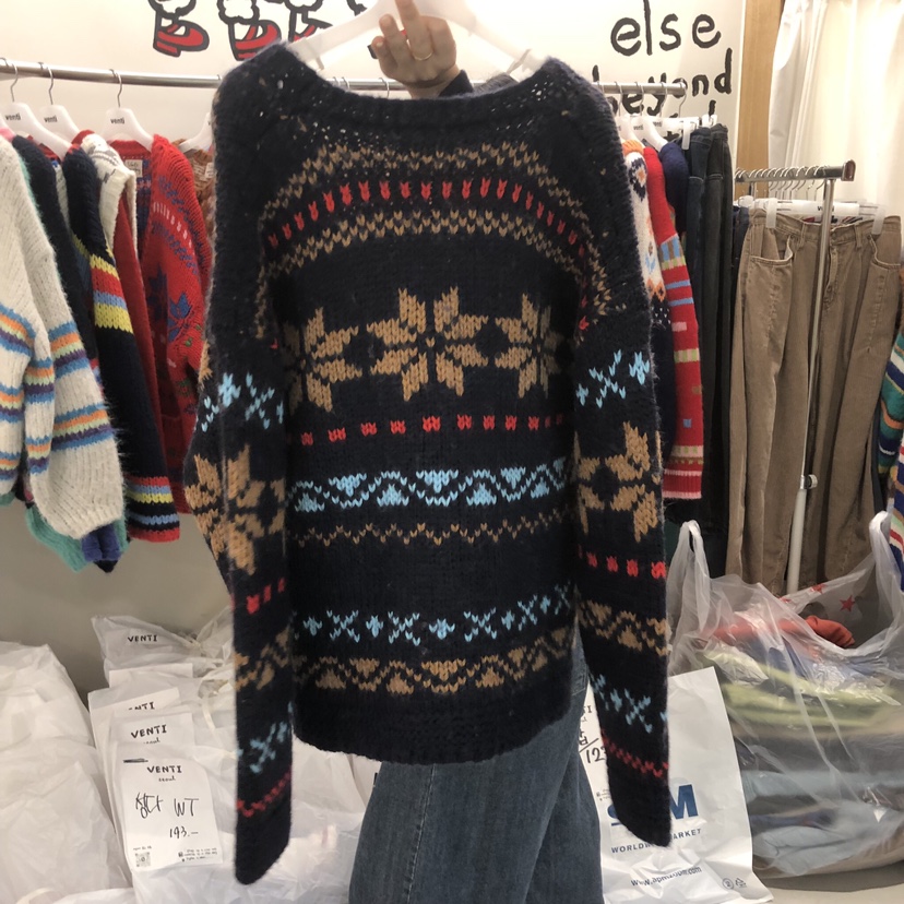 VENTI東大門實拍女裝新品真品時尚熱賣休閑推薦人氣毛衣開衫VENTI毛衣