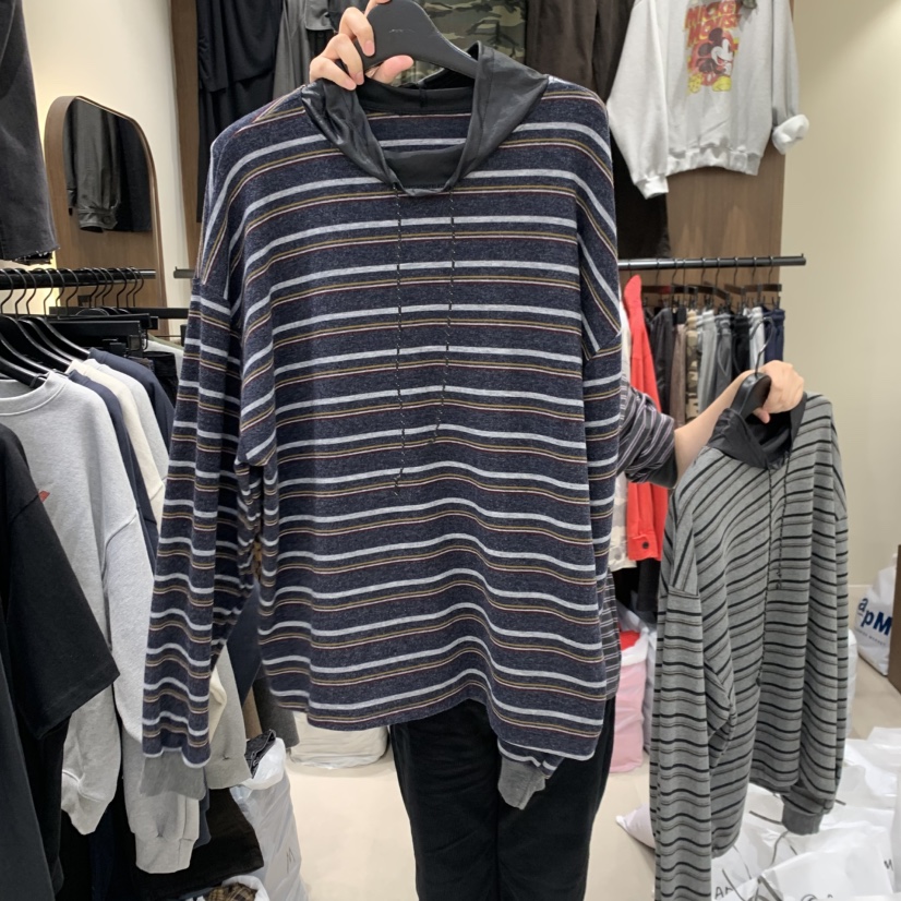 VANTA韓國代購女士新品休閑熱賣推薦時尚人氣真品衛衣VANTA衛衣圖色3深藍色