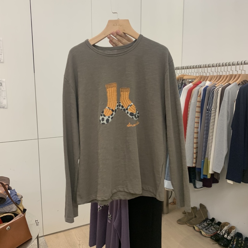 DOHWAJI東大門實拍女裝新款推薦真品熱賣休閑時尚長袖T恤DOHWAJI長袖T恤圖色4