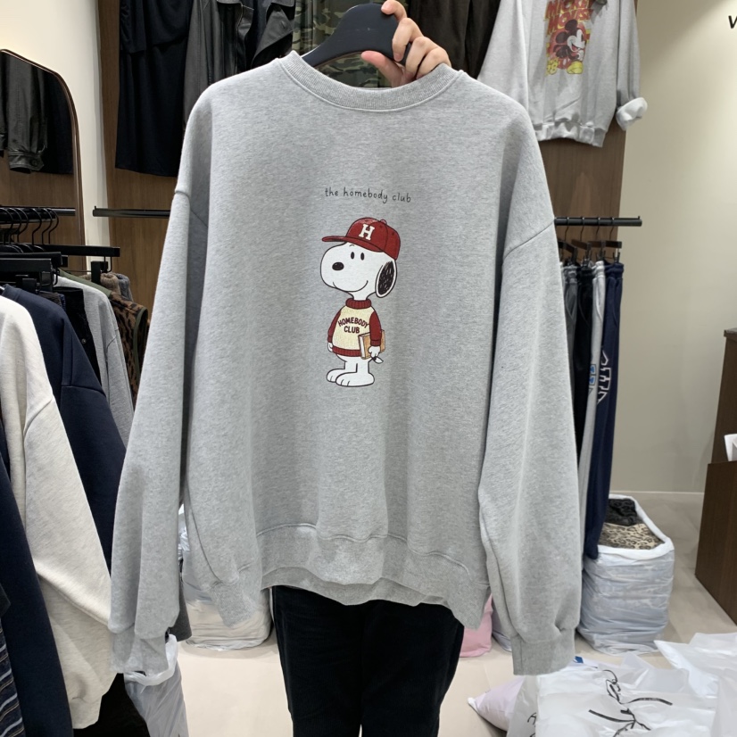 VANTA東大門代購女士新品人氣熱賣推薦休閑衛衣史努比加絨VANTA衛衣圖色2