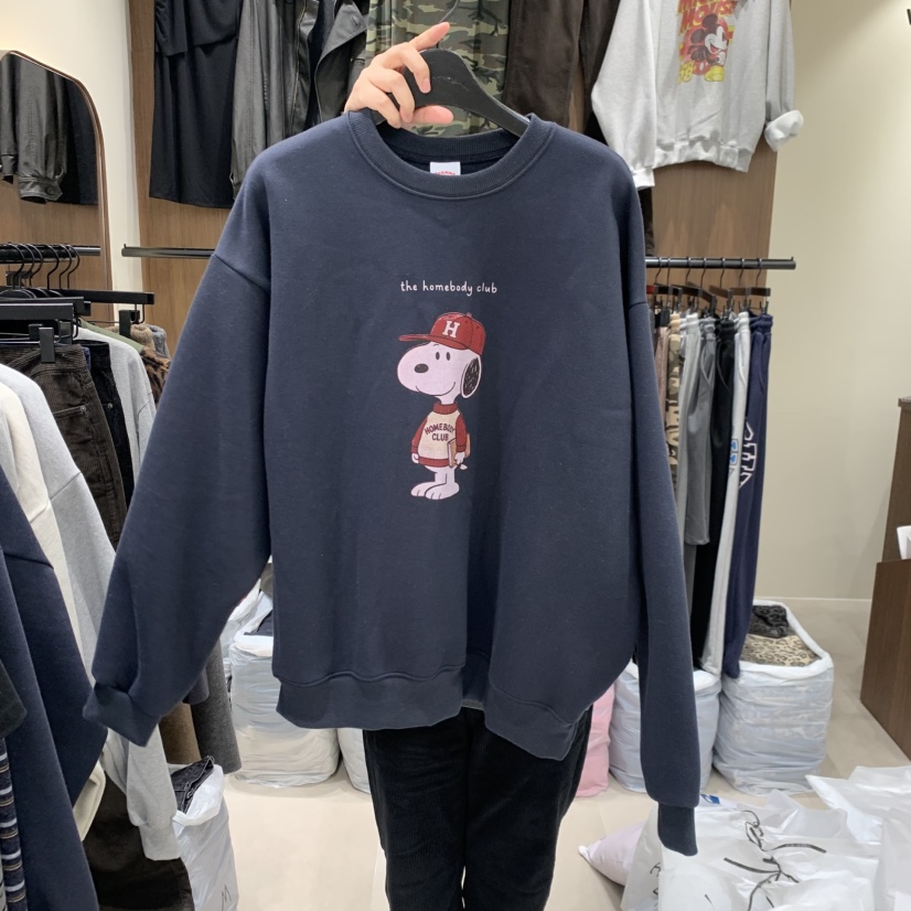 VANTA東大門代購女士新品人氣熱賣推薦休閑衛衣史努比加絨VANTA衛衣圖色3