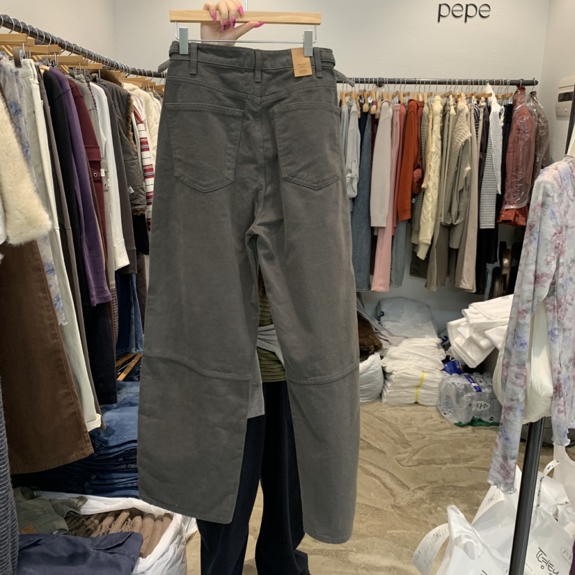 ALMOND PEPE東大門代購女士新品推薦熱賣真品休閑褲加絨ALMOND PEPE休閑褲