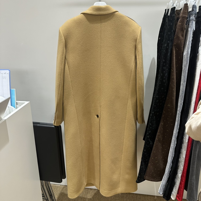 WE ARE/WELOVER韓國直郵女裝新品人氣中長款大衣涂層雙層SHOP_WE ARE中長款大衣