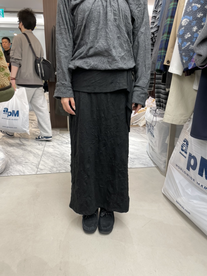 SOLD OUT韓國代購女裝新品真品推薦時尚熱賣人氣長裙褶皺SOLD OUT長裙圖色3