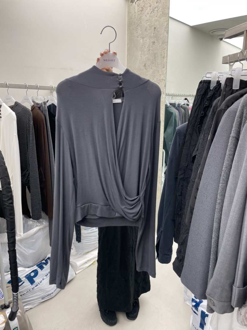 SOLD OUT韓國直郵女裝新款熱賣休閑長袖T恤不含內搭連帽衫SOLD OUT長袖T恤圖色3
