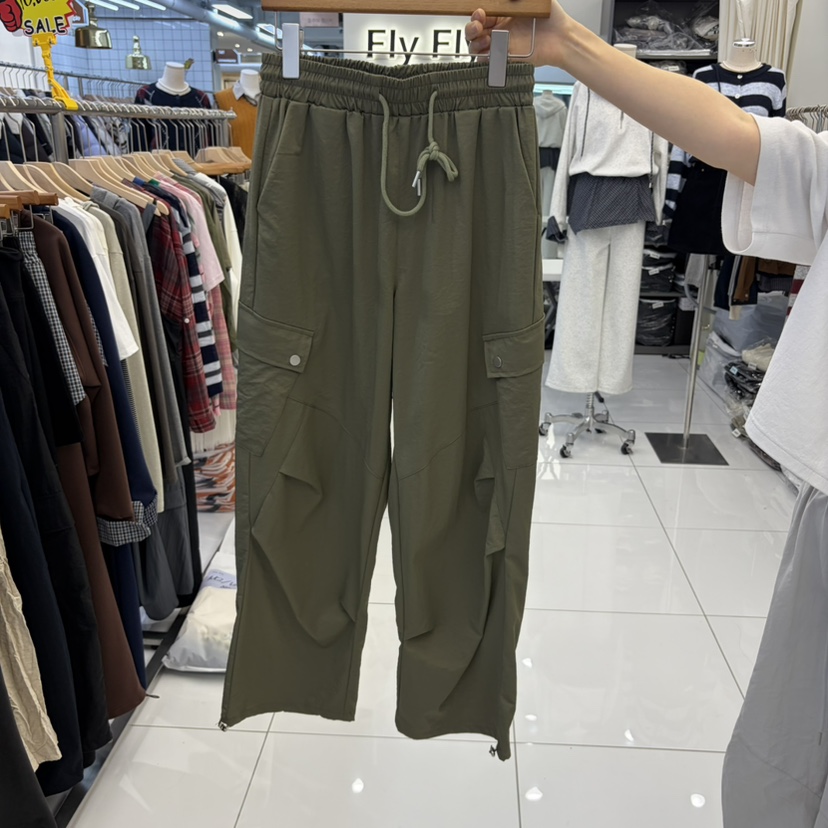 FLYFLY/LULULALLA/LIVE東大門代購女裝新品真品休閑褲工裝褲FLYFLY/LULULALLA/LIVE休閑褲圖色1