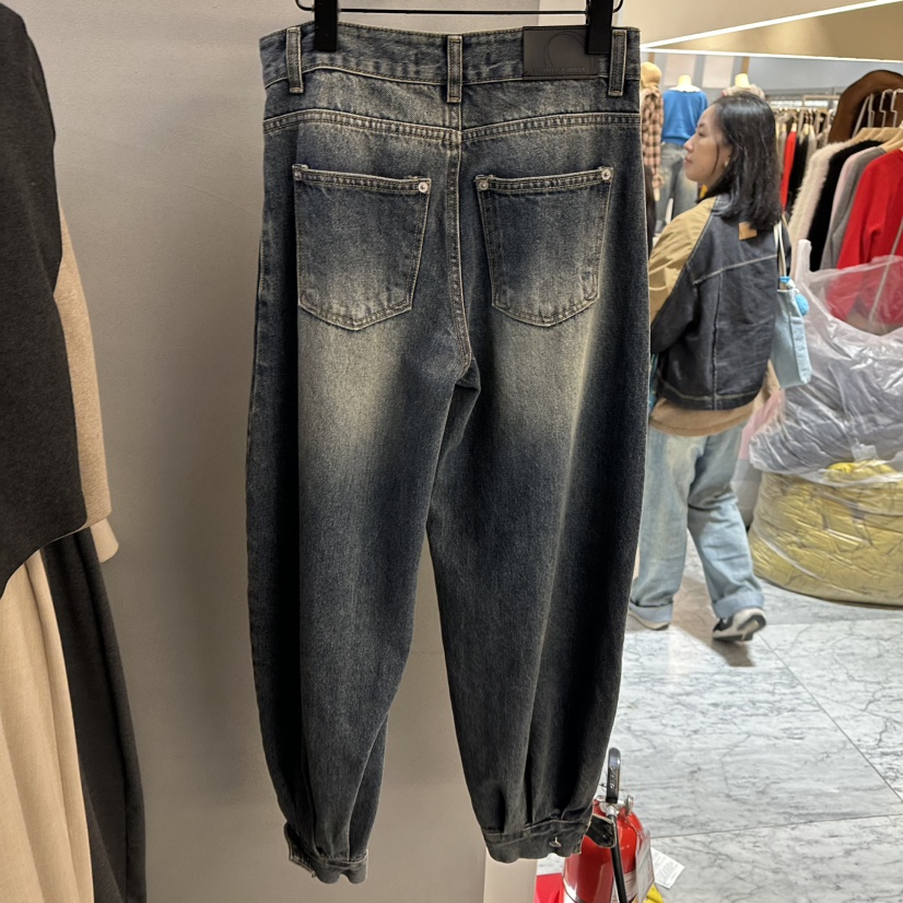 PROJECT WAVE-P韓國代購女裝新品推薦熱賣人氣時尚牛仔褲PROJECT WAVE牛仔褲