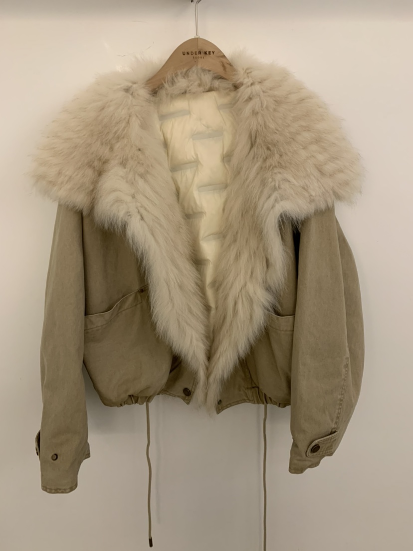 UNDER KEY韓國直郵女士新款真品時尚熱賣短款羽絨服鵝絨UNDER KEY短款羽絨服圖色3