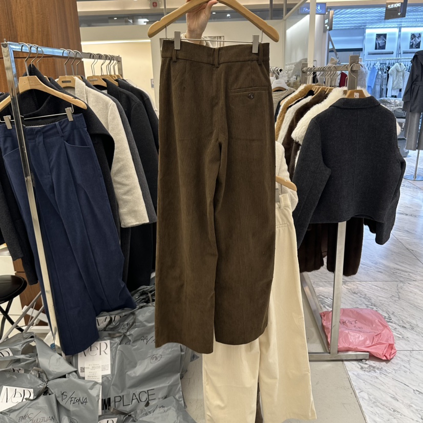 MER東大門直郵女士新品推薦休閑熱賣時尚真品休閑褲燈心絨MER/ANGELO BIANCO休閑褲