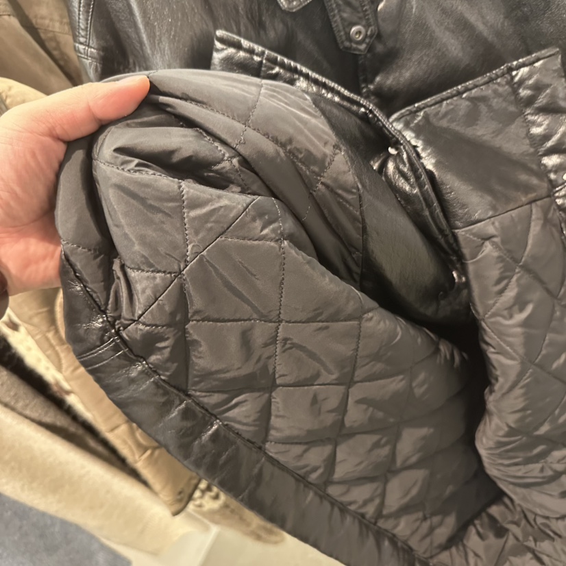 MARAN-P東大門直郵女裝新品人氣推薦休閑時尚真品皮衣夾棉MARAN/GRMS皮衣