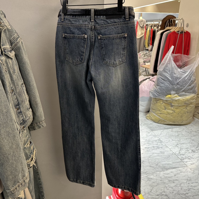 PROJECT WAVE-P東大門實拍女裝新品人氣牛仔褲不含腰帶PROJECT WAVE牛仔褲
