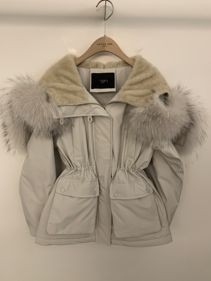 UNDER KEY東大門代購女士新款休閑短款羽絨服羽絨服鴨絨UNDER KEY短款羽絨服圖色3