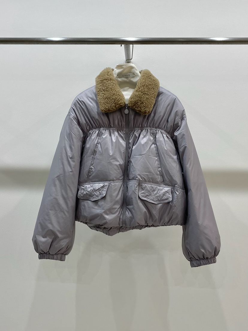 1968東大門實拍女士新品時尚休閑短款羽絨服羽絨服羊皮鵝絨1968/YEOUYA短款羽絨服圖色2