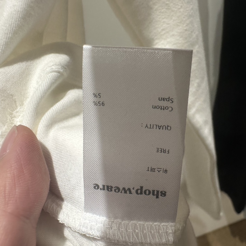WE ARE/WELOVER東大門實拍女裝新款休閑真品熱賣長袖T恤SHOP_WE ARE長袖T恤