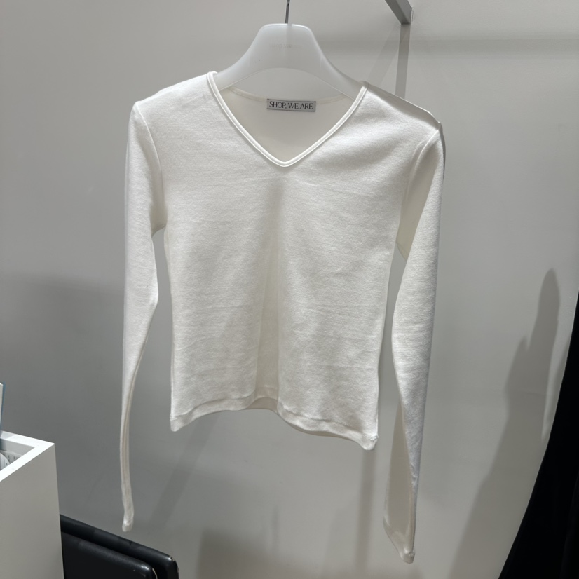 WE ARE/WELOVER東大門實拍女裝新款休閑真品熱賣長袖T恤SHOP_WE ARE長袖T恤圖色1