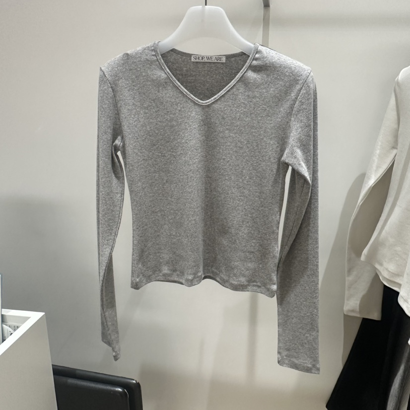 WE ARE/WELOVER東大門實拍女裝新款休閑真品熱賣長袖T恤SHOP_WE ARE長袖T恤圖色2
