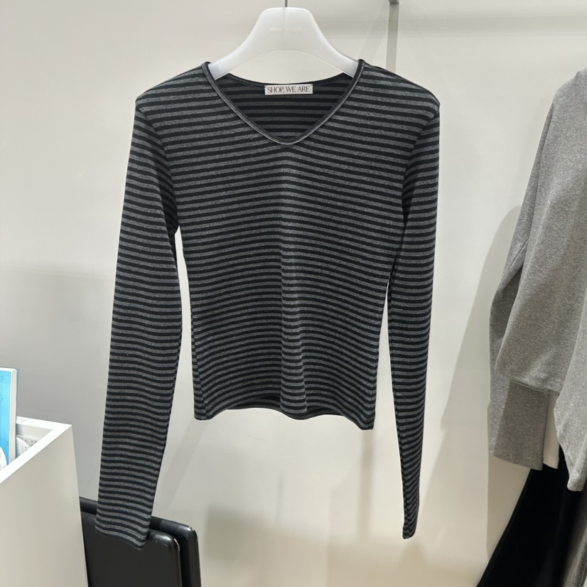 WE ARE/WELOVER東大門實拍女裝新款休閑真品熱賣長袖T恤SHOP_WE ARE長袖T恤圖色3