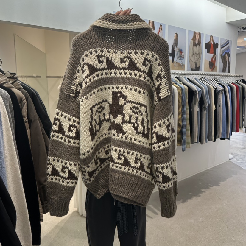 MARAN-P韓國直郵女士新品休閑人氣推薦時尚毛衣手工開衫MARAN/GRMS毛衣