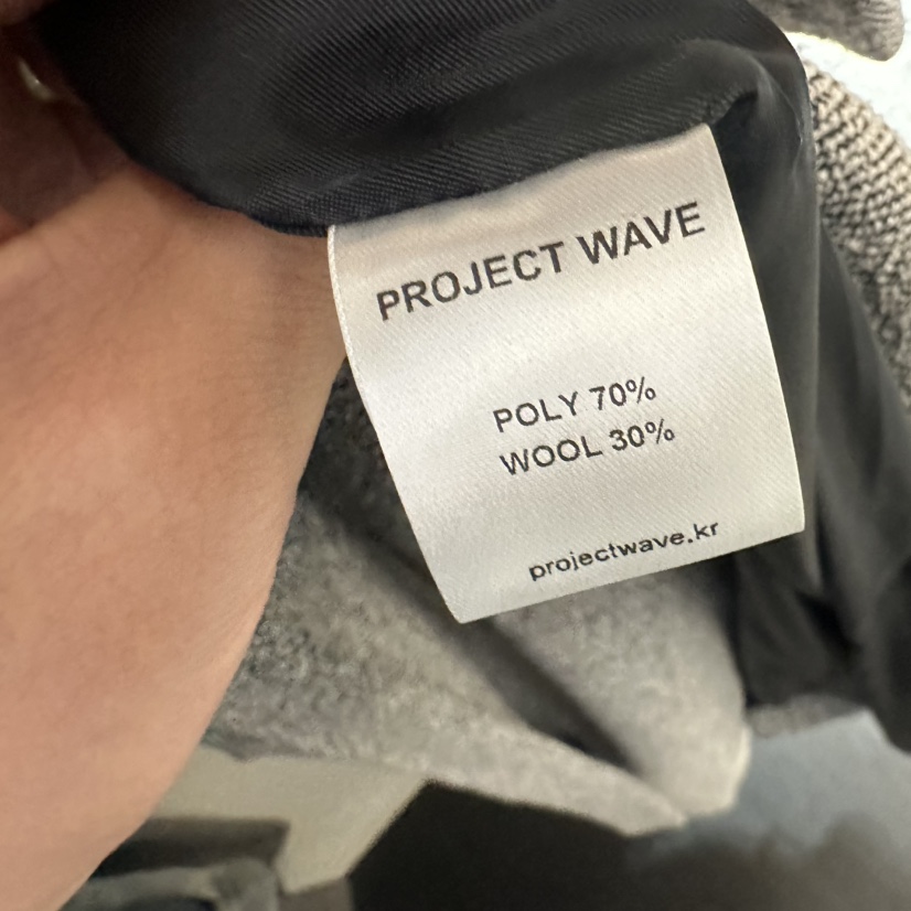 PROJECT WAVE-P東大門直郵女裝新款推薦中長款大衣含腰帶披肩PROJECT WAVE中長款大衣