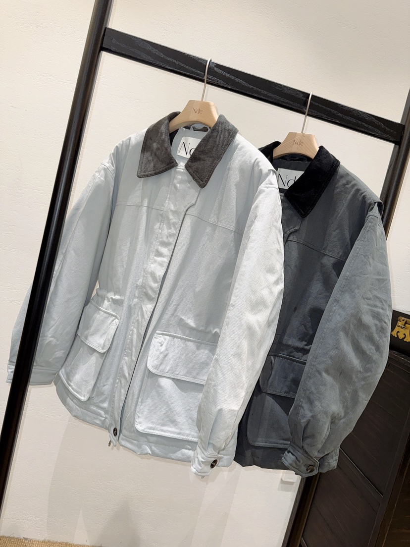 NDE韓國直郵女士新品熱賣真品時尚人氣短款棉服羽絨服棉質BOHEME_NDE短款棉服