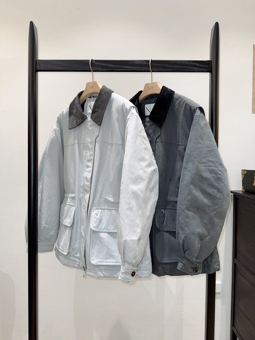 NDE韓國直郵女士新品熱賣真品時尚人氣短款棉服羽絨服棉質BOHEME_NDE短款棉服