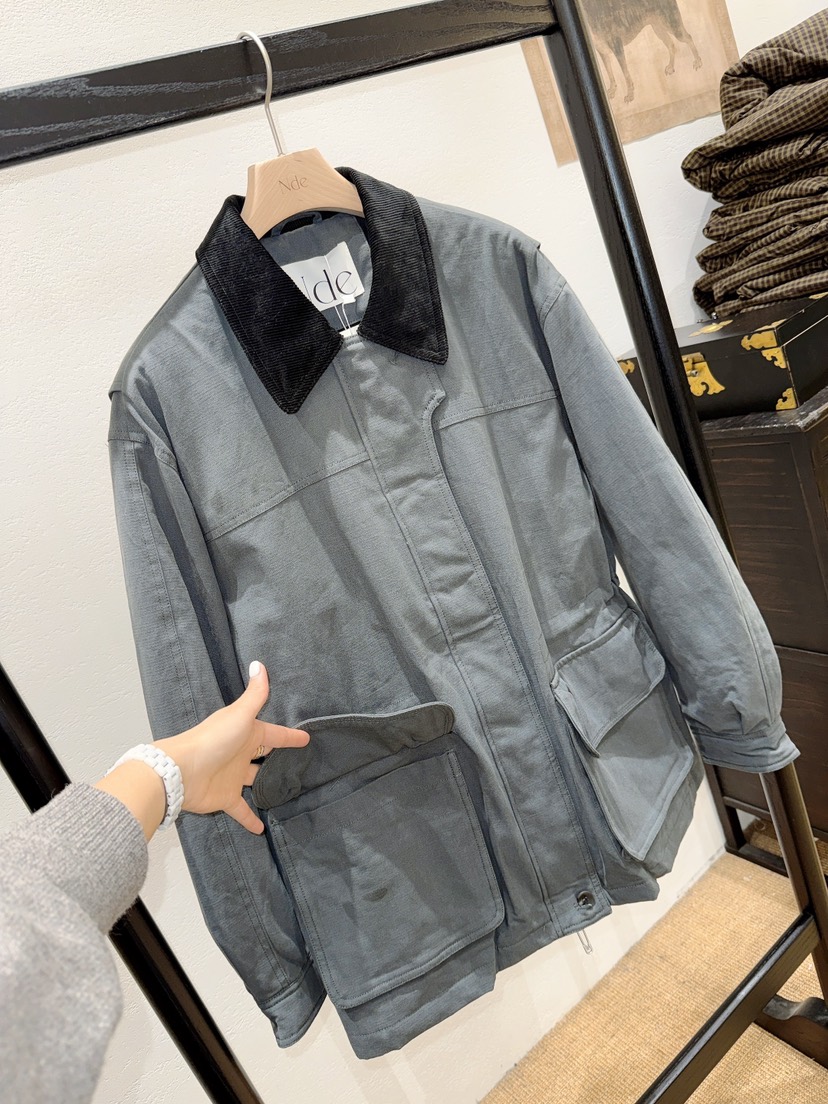 NDE韓國直郵女士新品熱賣真品時尚人氣短款棉服羽絨服棉質BOHEME_NDE短款棉服