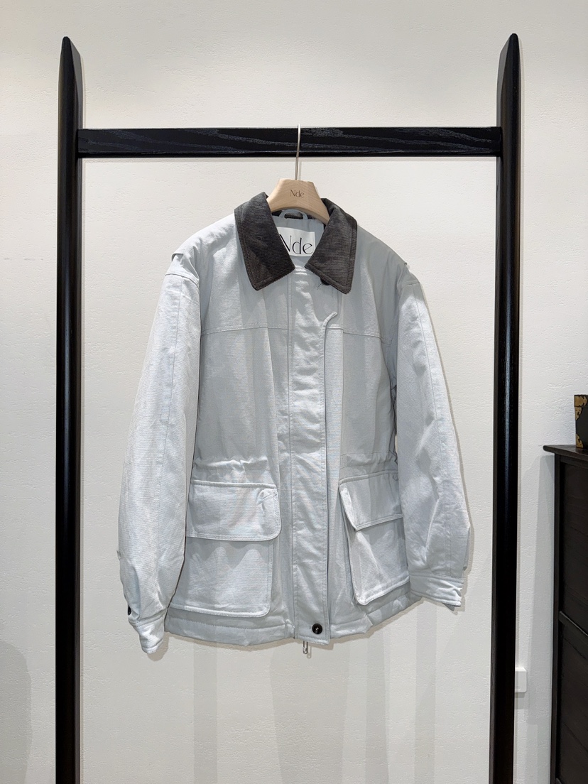 NDE韓國直郵女士新品熱賣真品時尚人氣短款棉服羽絨服棉質BOHEME_NDE短款棉服圖色1
